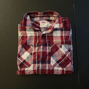 Levi’s Button Down Plaid Shirt (Men’s S)
